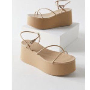 Nude Platform Sandal